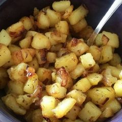 A picture of My Favorite 'Taters n' Onions.