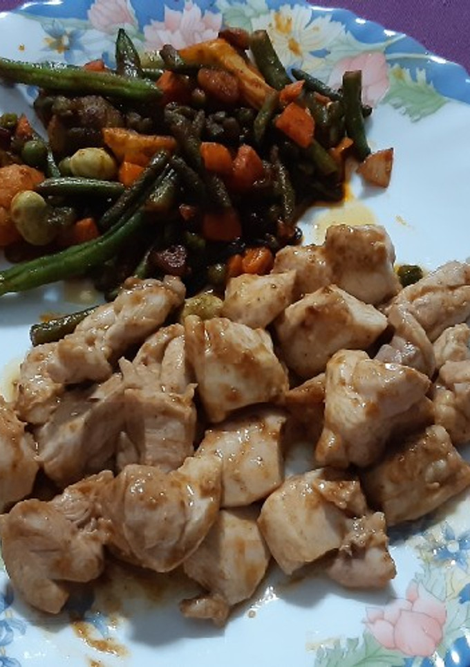 Una foto de Contramuslos de pollo improvisados