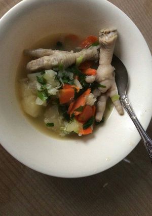 Foto resep Sop singkong ceker