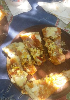 Una foto de Pizza batida