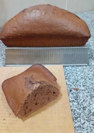 Una foto de Budín de chocolate con aceite