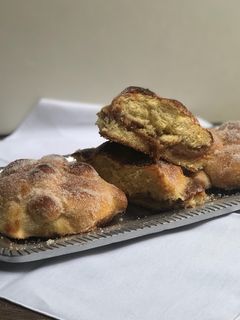 Una foto de Pan de muerto mexicano