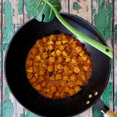 Soyabean Curry or Soya Masala A picture of Soyabean Curry or Soya Masala.