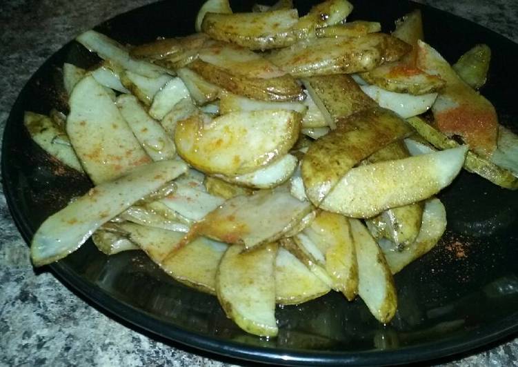 Recipe of Speedy Paprika Potato Wedges