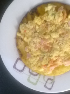 Una foto de Huevos revueltos especiales