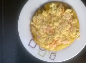 Una foto de Huevos revueltos especiales