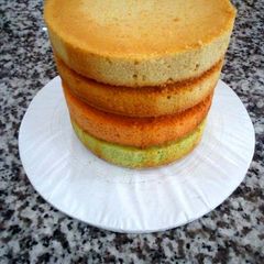 A picture of Home-baked Lemon cake.