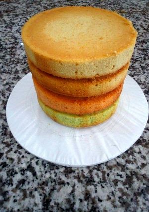 A picture of Home-baked Lemon cake.