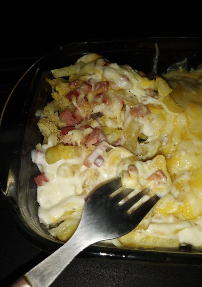 Una foto de Bacon & Cheese fríes