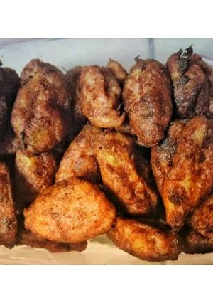A picture of Cornedbeef nuggets.