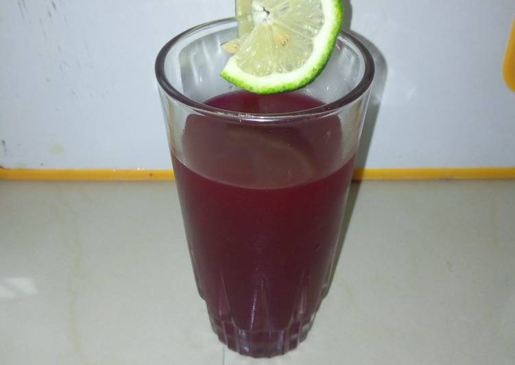 Recipe of Quick Betrootnpassion cocktail