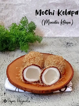 Cara Mudah Menyiapkan Resep Mochi kelapa (miniatur kelapa) yang Bisa Manjain Lidah Anti Ribet, Mantap