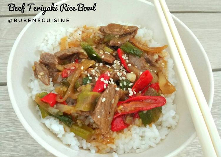 Cara Gampang Membuat Beef Teriyaki Rice Bowl yang Enak Banget