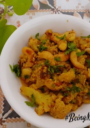 A picture of Cauliflower Kurma.