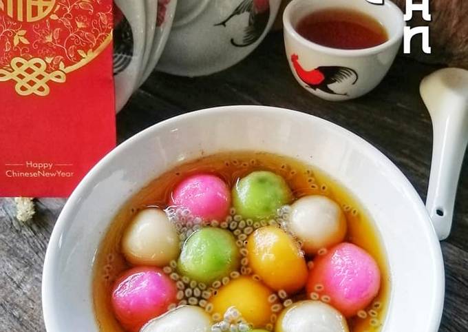 Tang Yuan Inti Kacang Merah Bijan Panggang