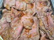 Una foto di carne manzo