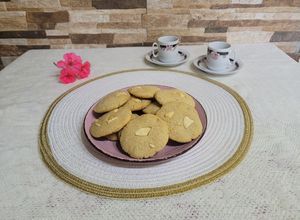 Una foto de Galletitas de queso mascarpone y chocolate blanco