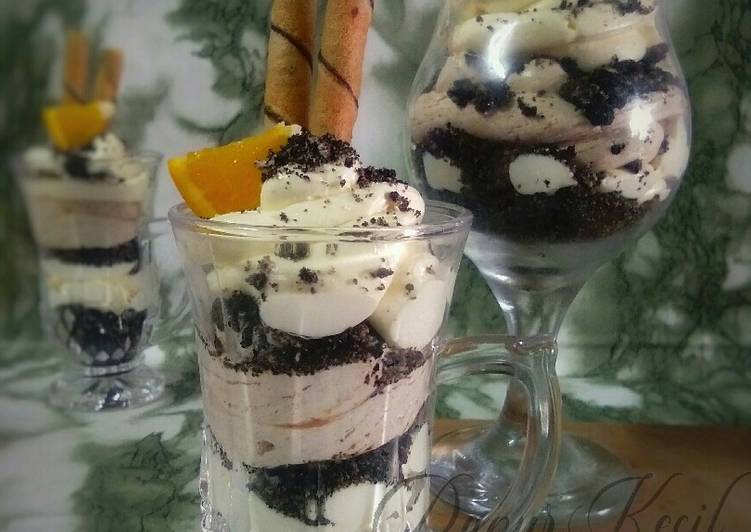 Trifle cream oreo