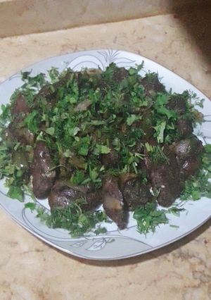 صورة لوصفة طاسه كبده الدجاج