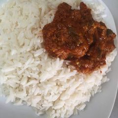 A picture of Goat Meat Stew.