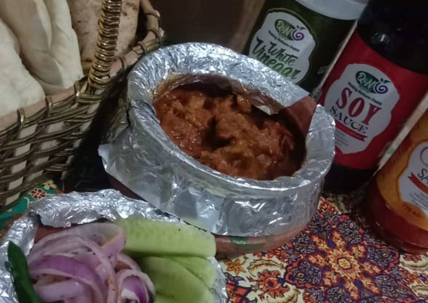 Mutton Handi masalaydar