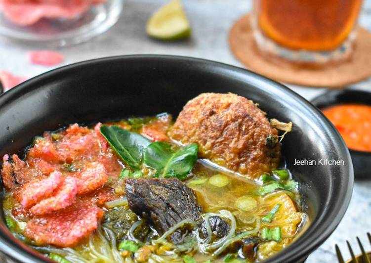 Langkah Langkah Memasak Soto Padang Gerenti Sedap yang Sedap