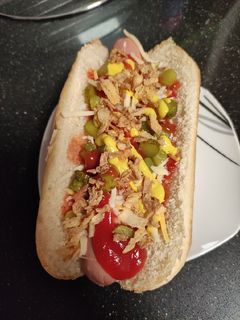 Una foto de Hot dog