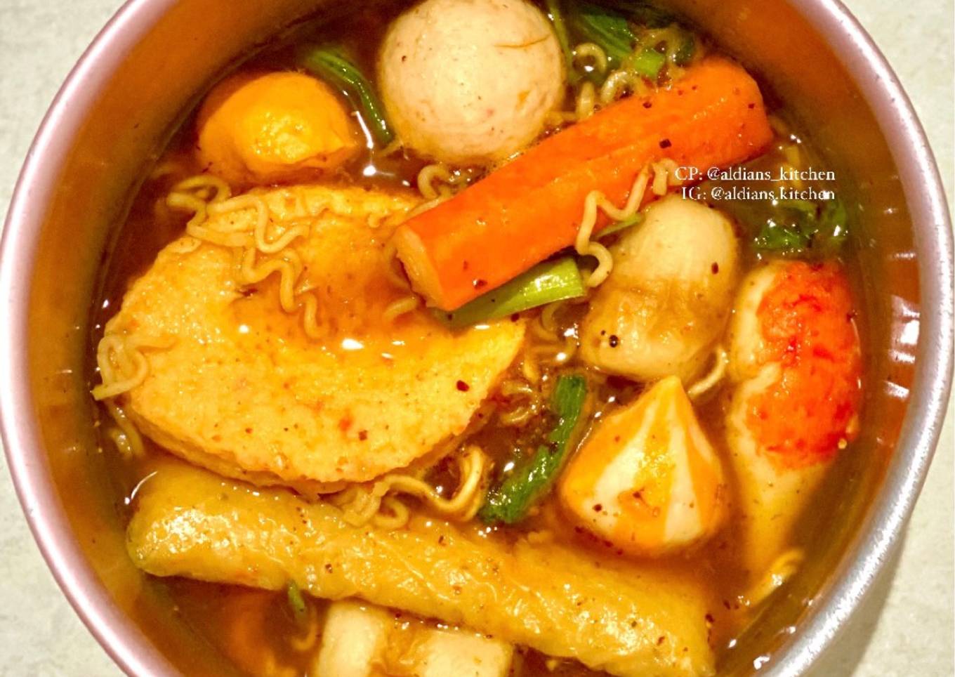 Ramen Indomie Goreng Ala Aldian