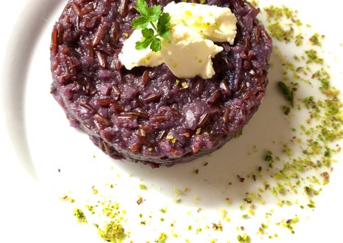 Guida passo passo a Fai  Ultimate Riso rosso con cavolo e formaggio di capra