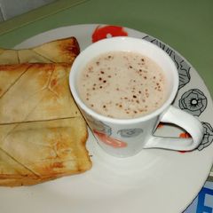 A picture of Simple breakfast and easy to prepare😜#1post1hope.