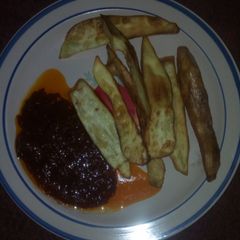 A picture of Sweet potato n stew.
