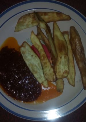A picture of Sweet potato n stew.
