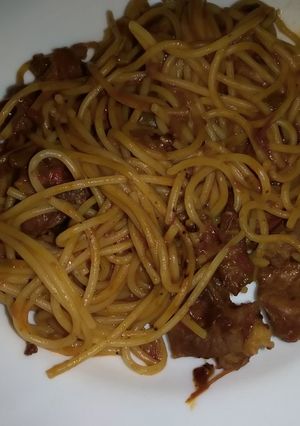 A picture of Spaghetti beef#mums recipe.