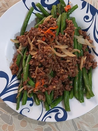 Cara Simple Membuat Resep  Oseng buncis daging cincang yang Sempurna, Enak