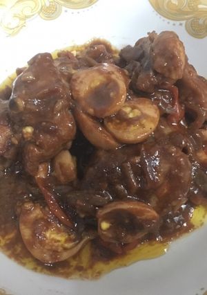 Foto resep Ayam Telur Puyuh Saus Teriaki