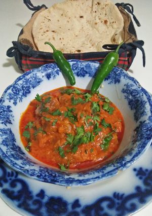 A picture of Kadu gosht.