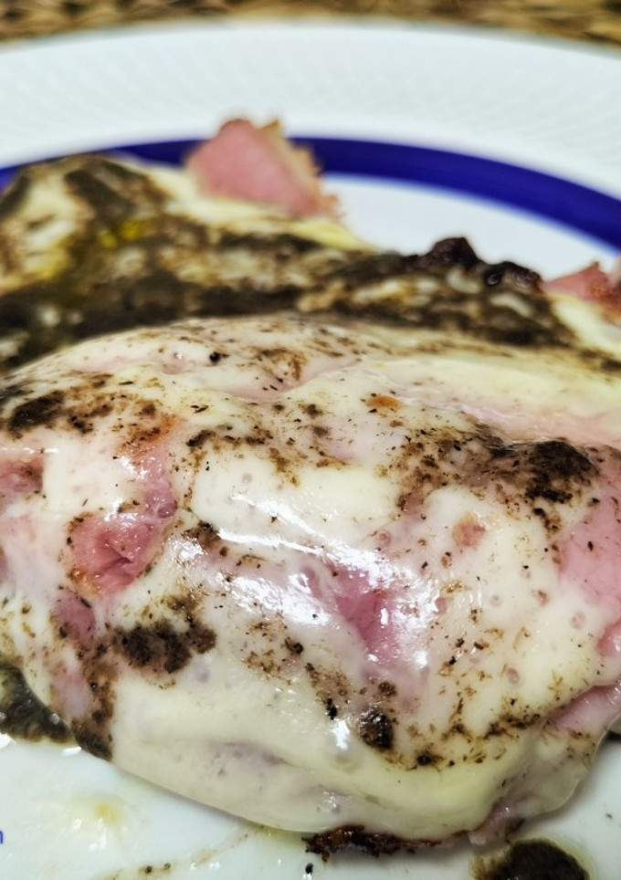 Una foto de Chuletas de Sajonia con queso trufado