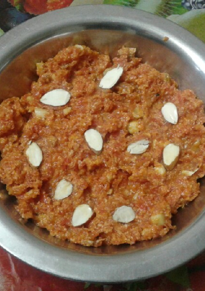 A picture of Gajar ka halwa.