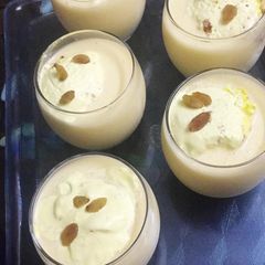 Mango Butterscotch Dry Fruits Shake A picture of Mango Butterscotch Dry Fruits Shake.
