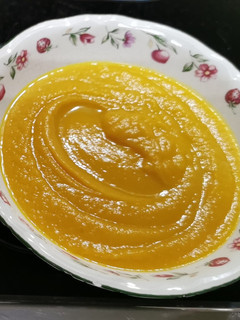 Una foto de Crema de calabaza en Thermomix