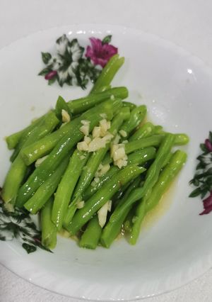 Foto resep Buncis cah bawang putih ala hotel ⭐⭐⭐⭐⭐
