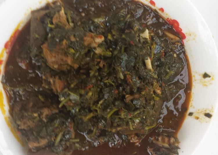 Steps to Prepare Speedy Afang soup | This is Recipe So Simple You Must Attempt Now !!