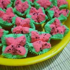 รูปของ Bolu Kukus Mekar Semangka (pasti mekar) ala Bu Nancy