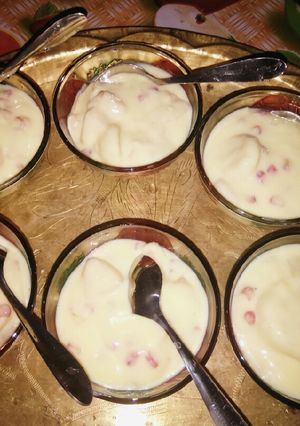 A picture of Fruit custard.