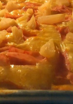 Una foto de Pizza Hawaiana