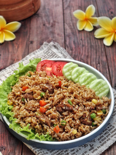Foto resep Nasi Goreng Teriyaki, saus teriyaki bisa dibuat homemade