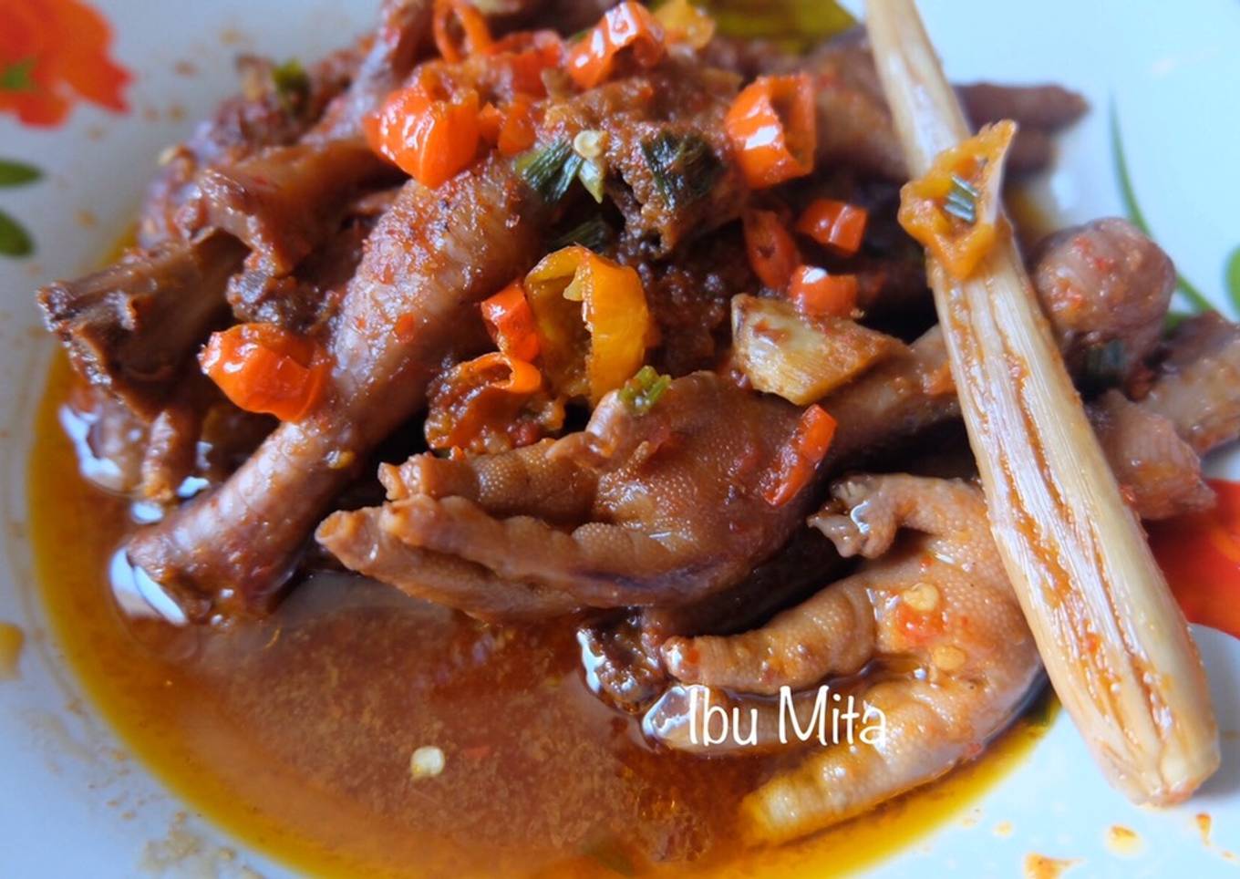 Ceker Pedas (slow cooker)