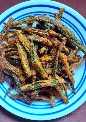 A picture of Kurkuri Bhindi.