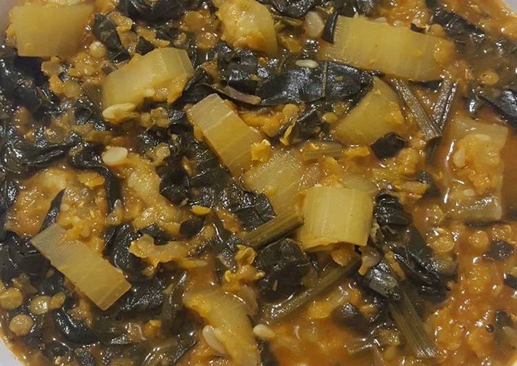 Do You Make These Simple Mistakes In Ash gourd curry with spinach and red lentils #onerecipeonetree