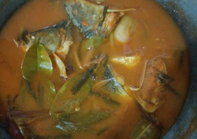 Bahan mengolah Ikan mas asam padeh Lezat